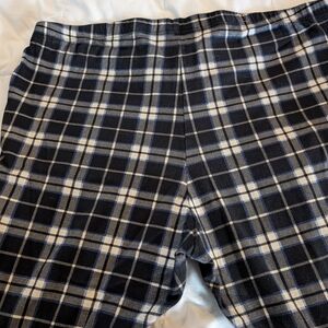 Torrid Black and White Plaid Pants